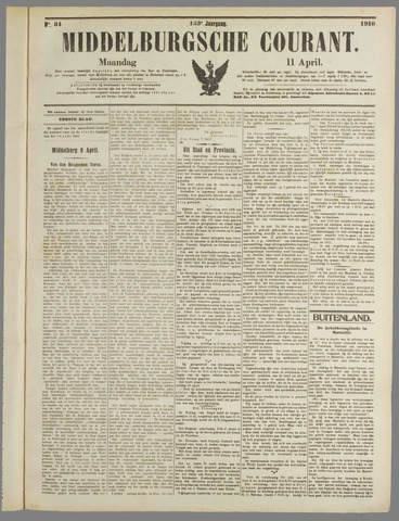 Middelburgsche Courant 1910-04-11