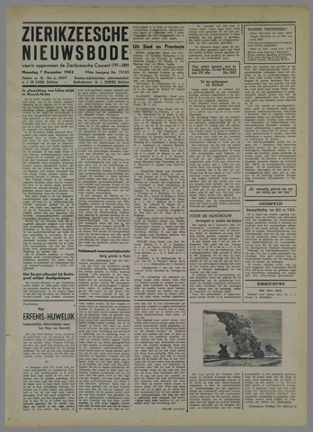 Zierikzeesche Nieuwsbode 1942-12-07