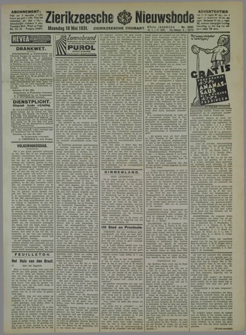 Zierikzeesche Nieuwsbode 1931-05-18
