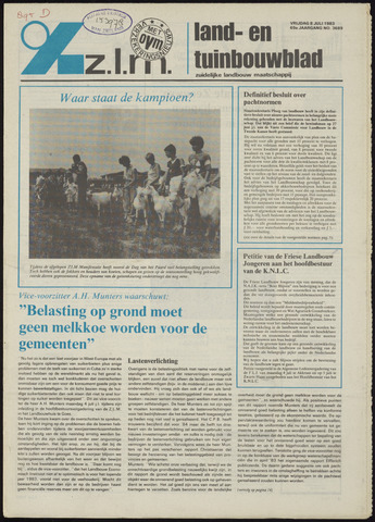 Zeeuwsch landbouwblad ... ZLM land- en tuinbouwblad 1983-07-08