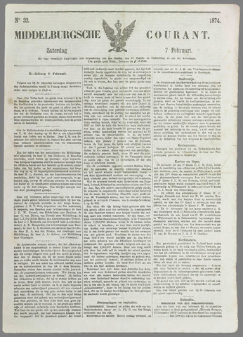 Middelburgsche Courant 1874-02-07