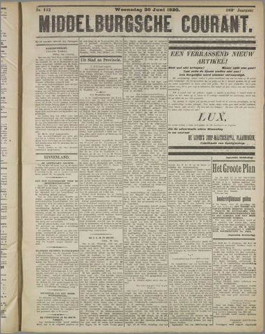 Middelburgsche Courant 1920-06-30
