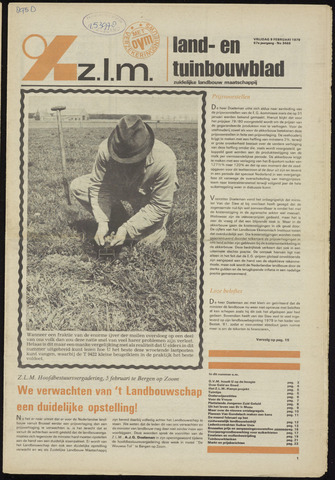 Zeeuwsch landbouwblad ... ZLM land- en tuinbouwblad 1979-02-09
