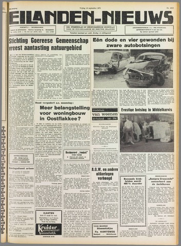 Eilanden-nieuws. Christelijk streekblad op gereformeerde grondslag 1971-09-10