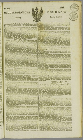 Middelburgsche Courant 1816-10-12