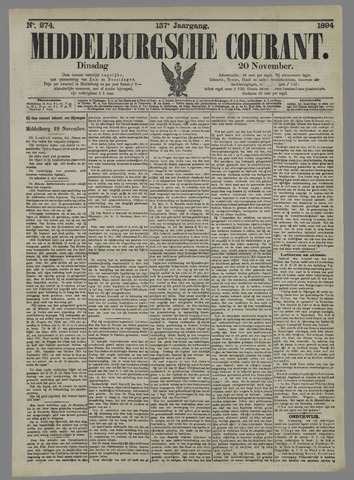 Middelburgsche Courant 1894-11-20