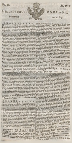 Middelburgsche Courant 1769-07-06