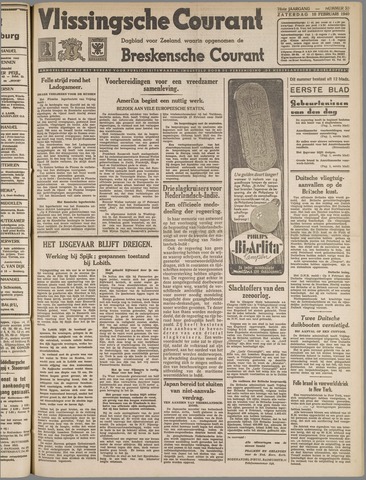 Vlissingse Courant 1940-02-10