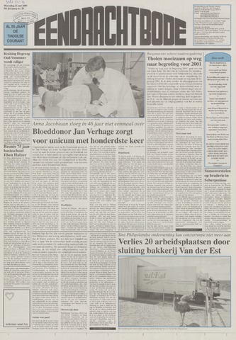 Eendrachtbode /Mededeelingenblad voor het eiland Tholen 2000-05-31