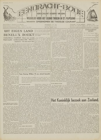 Eendrachtbode /Mededeelingenblad voor het eiland Tholen 1950-08-04