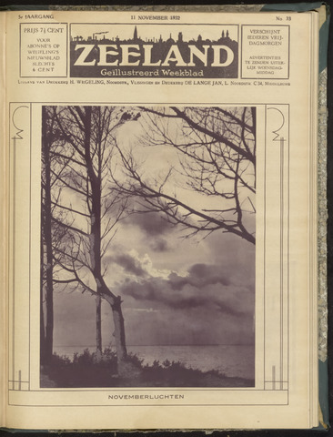 Zeeland. Geïllustreerd Weekblad 1932-11-11