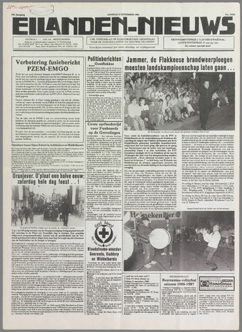 Eilanden-nieuws. Christelijk streekblad op gereformeerde grondslag 1986-09-09