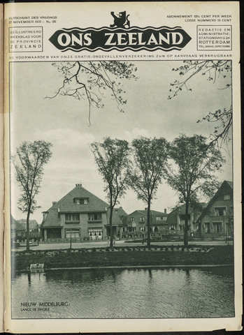 Ons Zeeland / Zeeuwsche editie 1931-11-27