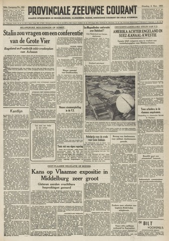 Provinciale Zeeuwse Courant 1951-11-06