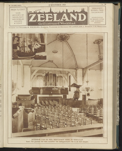 Zeeland. Geïllustreerd Weekblad 1929-11-08