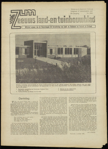 Zeeuwsch landbouwblad ... ZLM land- en tuinbouwblad 1967-11-17