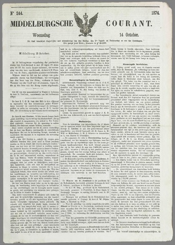 Middelburgsche Courant 1874-10-14