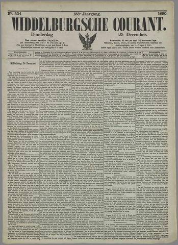 Middelburgsche Courant 1890-12-25