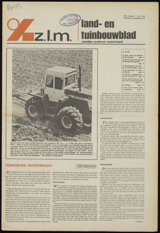Zeeuwsch landbouwblad ... ZLM land- en tuinbouwblad 1976-01-30