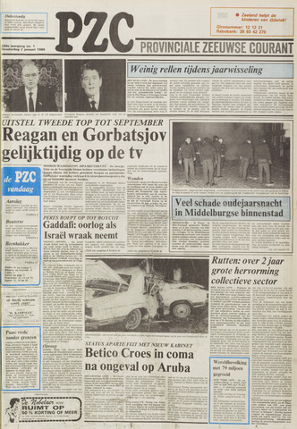Provinciale Zeeuwse Courant 1986