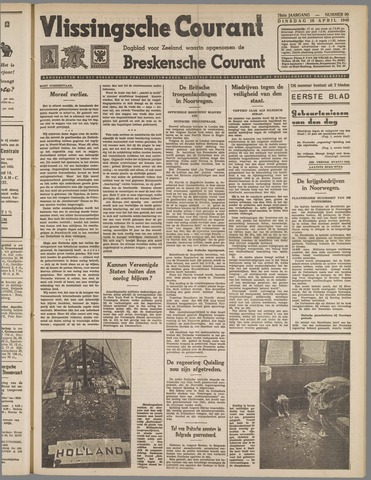 Vlissingse Courant 1940-04-16