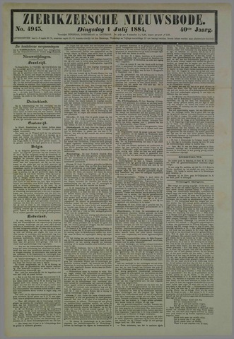 Zierikzeesche Nieuwsbode 1884-07-01
