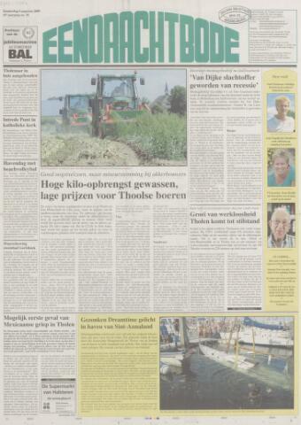 Eendrachtbode /Mededeelingenblad voor het eiland Tholen 2009-08-06