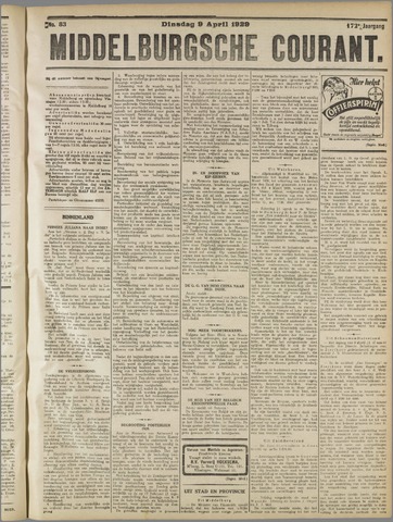 Middelburgsche Courant 1929-04-09