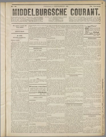 Middelburgsche Courant 1929-11-08