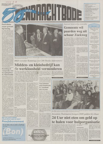 Eendrachtbode /Mededeelingenblad voor het eiland Tholen 1995-03-23