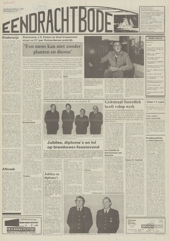 Eendrachtbode /Mededeelingenblad voor het eiland Tholen 1983-02-10