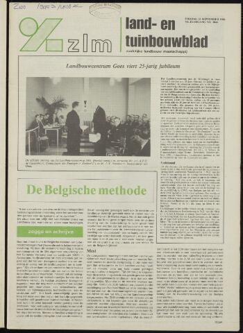 Zeeuwsch landbouwblad ... ZLM land- en tuinbouwblad 1986-09-26
