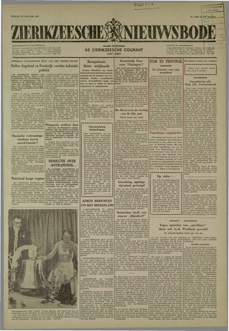 Zierikzeesche Nieuwsbode 1957-01-25