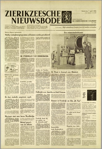 Zierikzeesche Nieuwsbode 1966-04-07