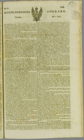 Middelburgsche Courant 1816-06-04
