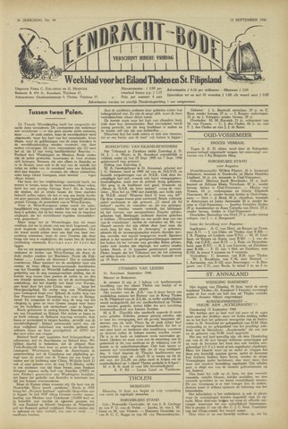 Eendrachtbode (1945-heden)/Mededeelingenblad voor het eiland Tholen (1944/45) 1946-09-13