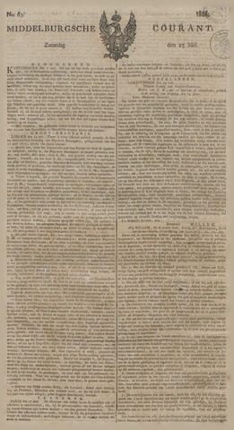 Middelburgsche Courant 1816-05-25