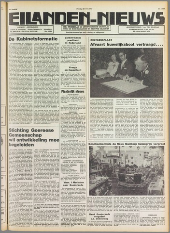 Eilanden-nieuws. Christelijk streekblad op gereformeerde grondslag 1971-05-25