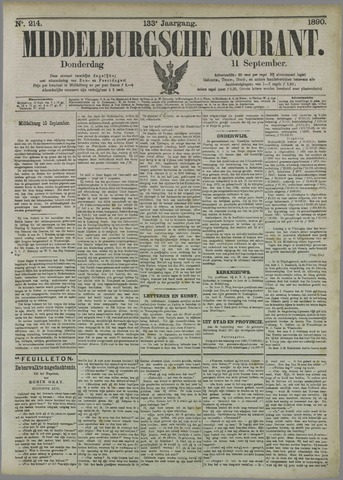Middelburgsche Courant 1890-09-11