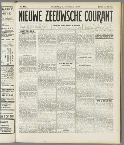 Nieuwe Zeeuwsche Courant 1910-11-17