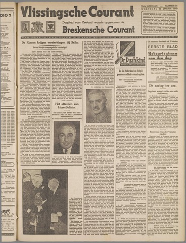 Vlissingse Courant 1940-01-17