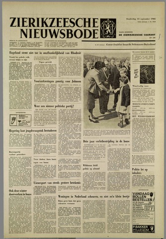 Zierikzeesche Nieuwsbode 1966-09-15