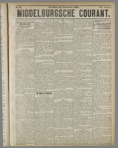 Middelburgsche Courant 1920-02-24