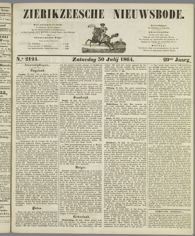 Zierikzeesche Nieuwsbode 1864-07-30
