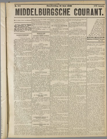 Middelburgsche Courant 1929-05-16