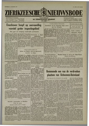 Zierikzeesche Nieuwsbode 1957-08-08