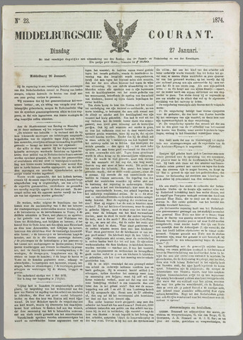 Middelburgsche Courant 1874-01-27