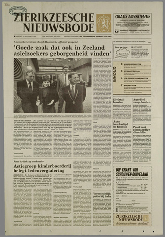 Zierikzeesche Nieuwsbode 1992-11-10