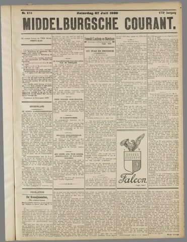 Middelburgsche Courant 1929-07-27