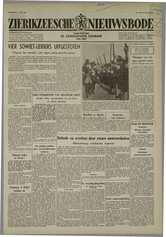 Zierikzeesche Nieuwsbode 1957-07-04